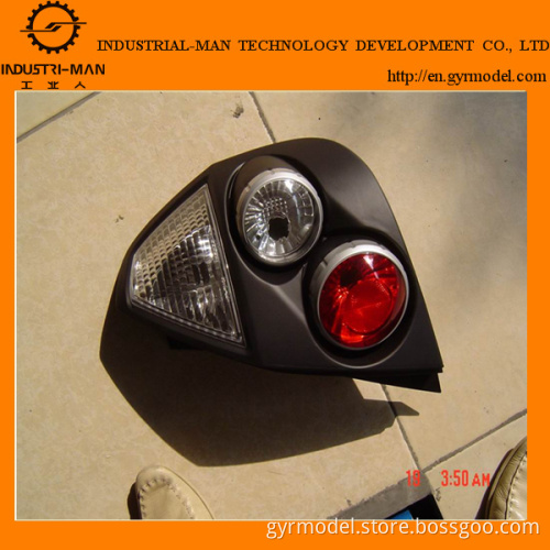 High Quality Painted Auto Front and Rear Lamp Prototype